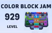 Color Block Jam Level 929 Step-by-Step Walkthrough image